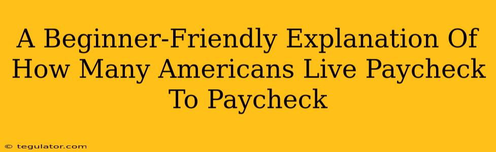 A Beginner-Friendly Explanation Of How Many Americans Live Paycheck To Paycheck