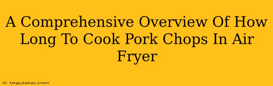 A Comprehensive Overview Of How Long To Cook Pork Chops In Air Fryer