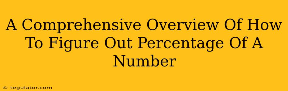 A Comprehensive Overview Of How To Figure Out Percentage Of A Number