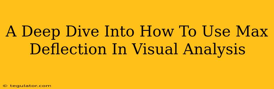 A Deep Dive Into How To Use Max Deflection In Visual Analysis