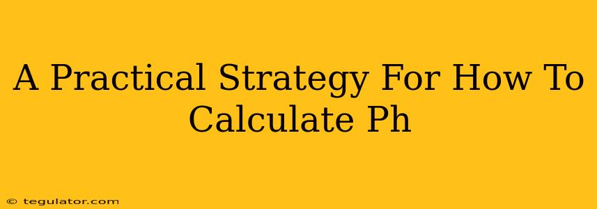 A Practical Strategy For How To Calculate Ph