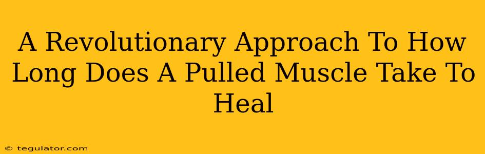 A Revolutionary Approach To How Long Does A Pulled Muscle Take To Heal