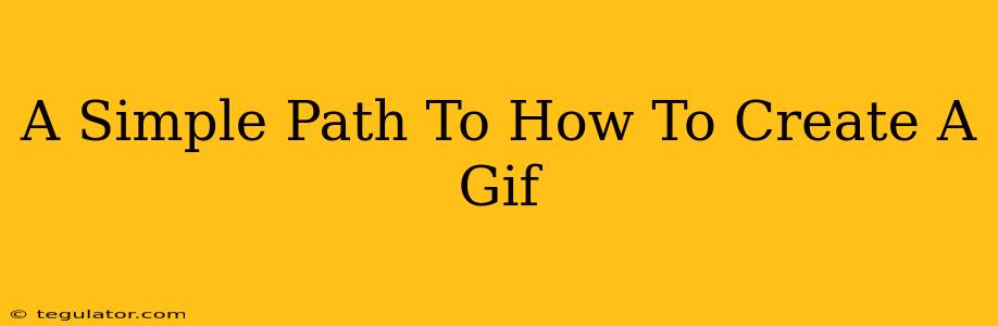 A Simple Path To How To Create A Gif