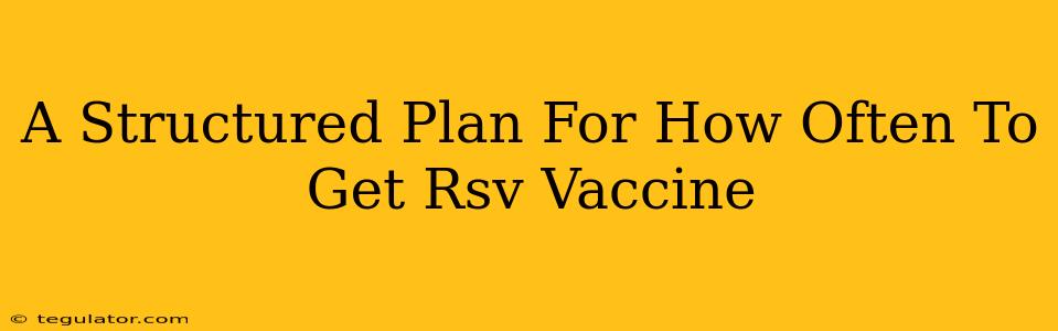 A Structured Plan For How Often To Get Rsv Vaccine