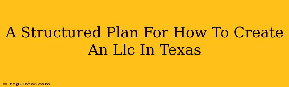 A Structured Plan For How To Create An Llc In Texas