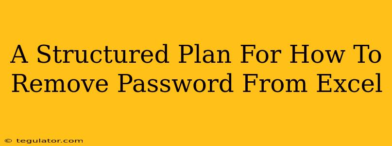 A Structured Plan For How To Remove Password From Excel