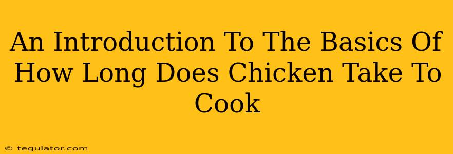 An Introduction To The Basics Of How Long Does Chicken Take To Cook