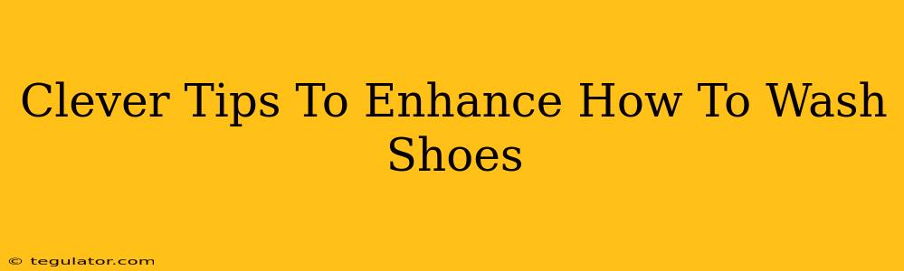 Clever Tips To Enhance How To Wash Shoes