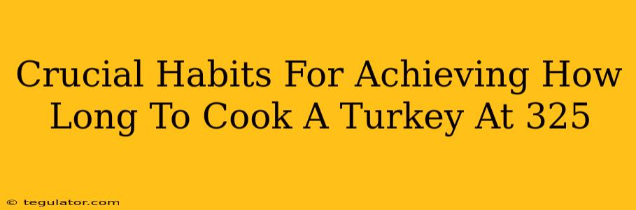 Crucial Habits For Achieving How Long To Cook A Turkey At 325