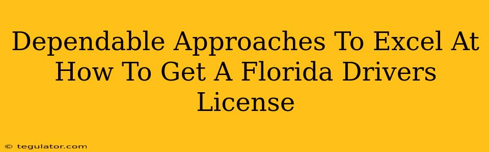 Dependable Approaches To Excel At How To Get A Florida Drivers License