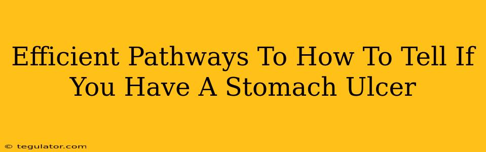 Efficient Pathways To How To Tell If You Have A Stomach Ulcer