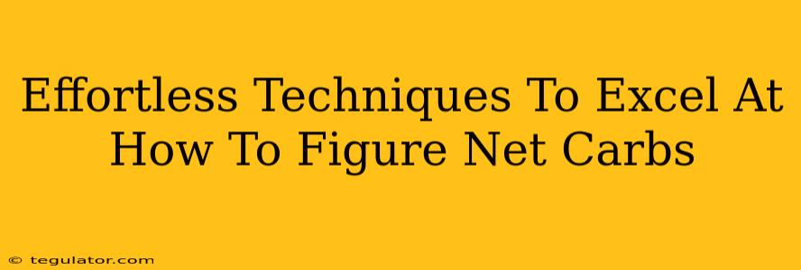 Effortless Techniques To Excel At How To Figure Net Carbs