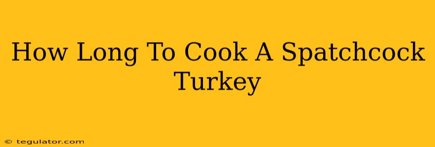 How Long To Cook A Spatchcock Turkey