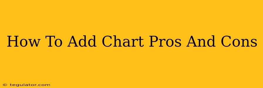 How To Add Chart Pros And Cons