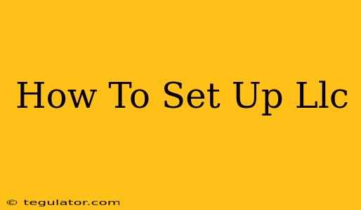 How To Set Up Llc