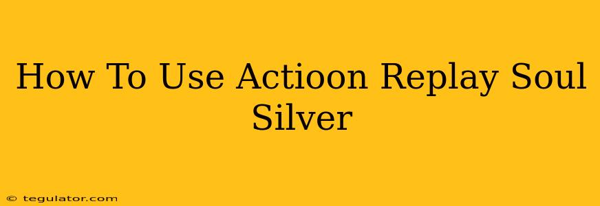 How To Use Actioon Replay Soul Silver