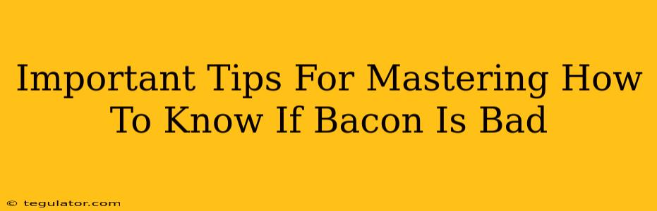 Important Tips For Mastering How To Know If Bacon Is Bad