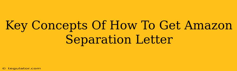 Key Concepts Of How To Get Amazon Separation Letter