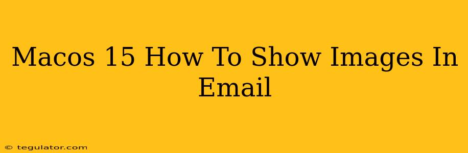 Macos 15 How To Show Images In Email