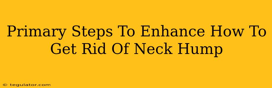 Primary Steps To Enhance How To Get Rid Of Neck Hump