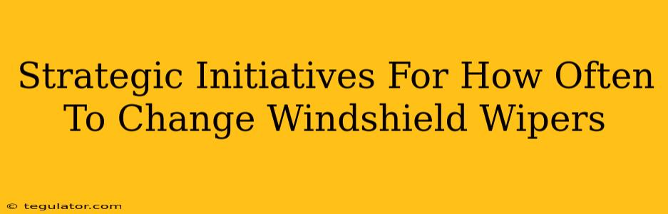 Strategic Initiatives For How Often To Change Windshield Wipers