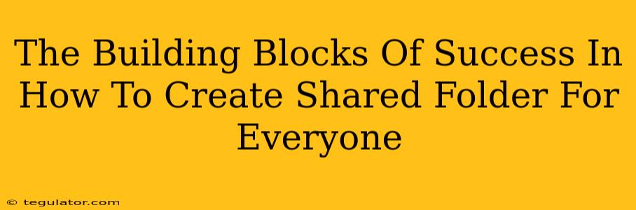 The Building Blocks Of Success In How To Create Shared Folder For Everyone