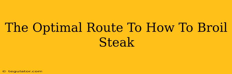 The Optimal Route To How To Broil Steak