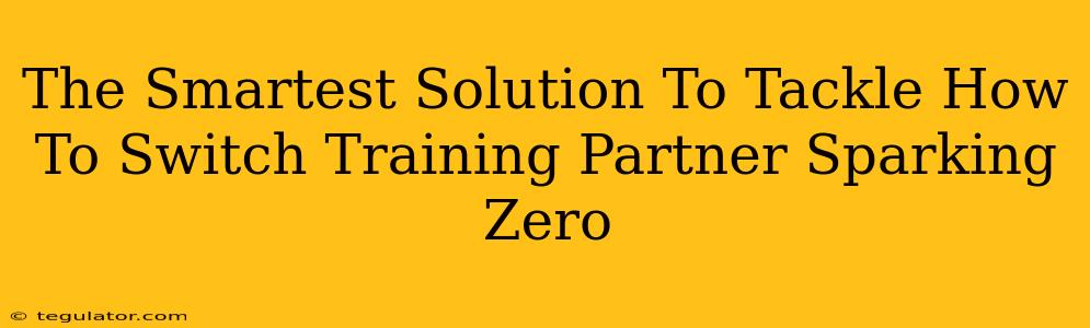 The Smartest Solution To Tackle How To Switch Training Partner Sparking Zero